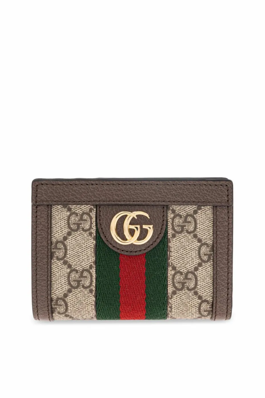 Gucci BROWN Wallet with Web strap