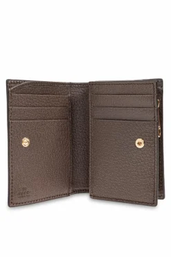 Gucci BROWN Wallet with Web strap