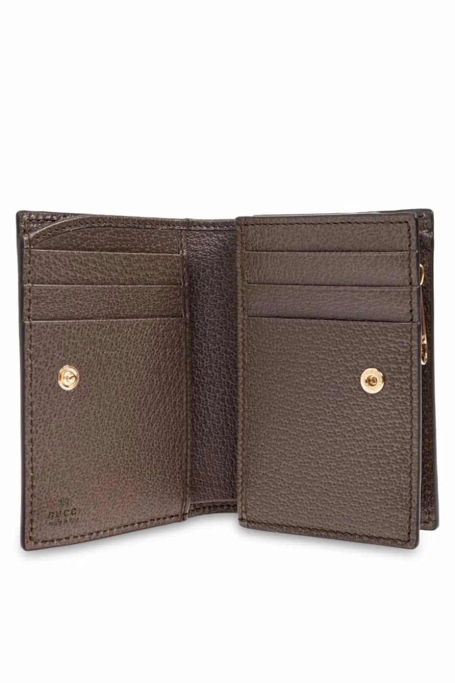 Gucci BROWN Wallet with Web strap