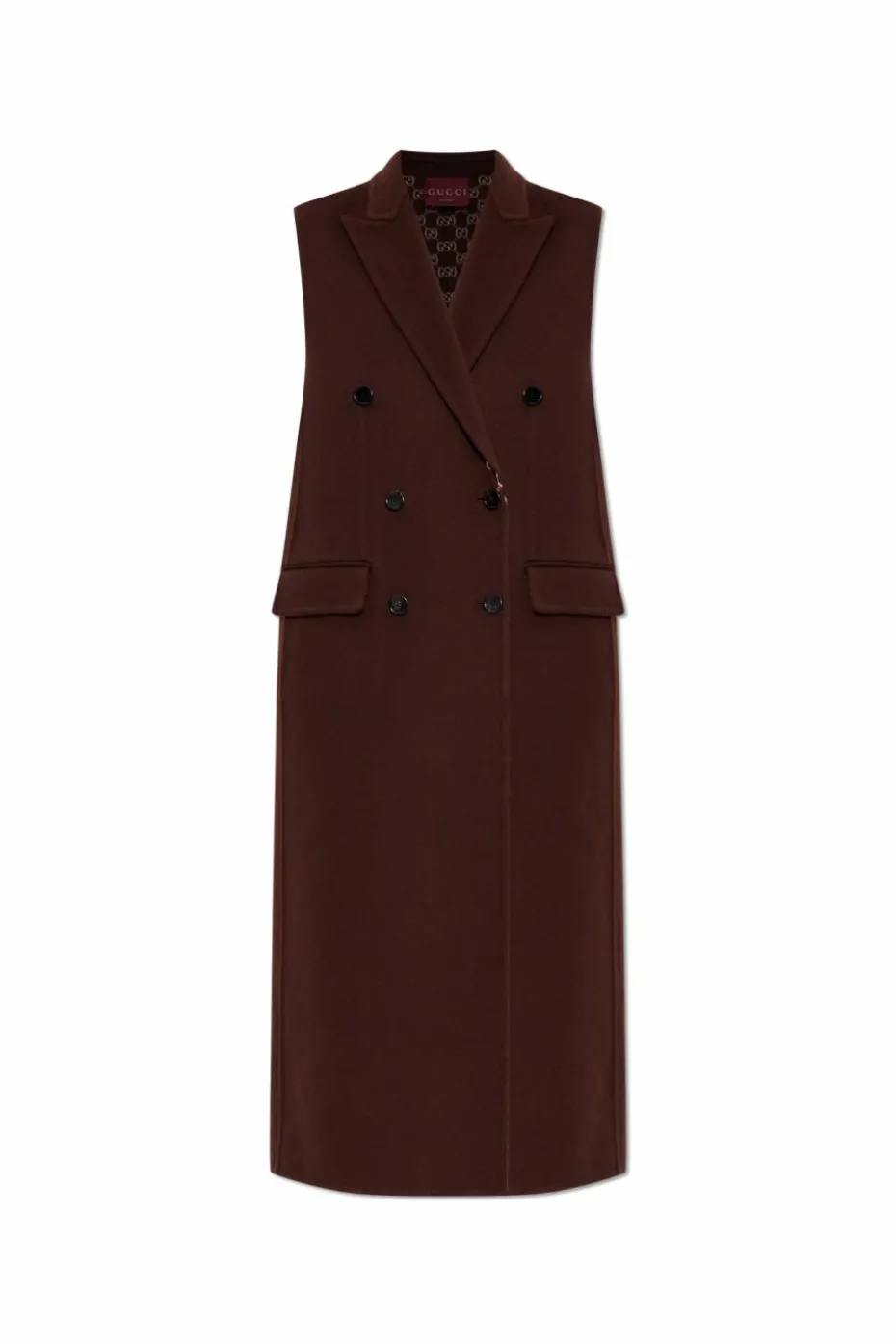 Gucci BROWN Wool vest