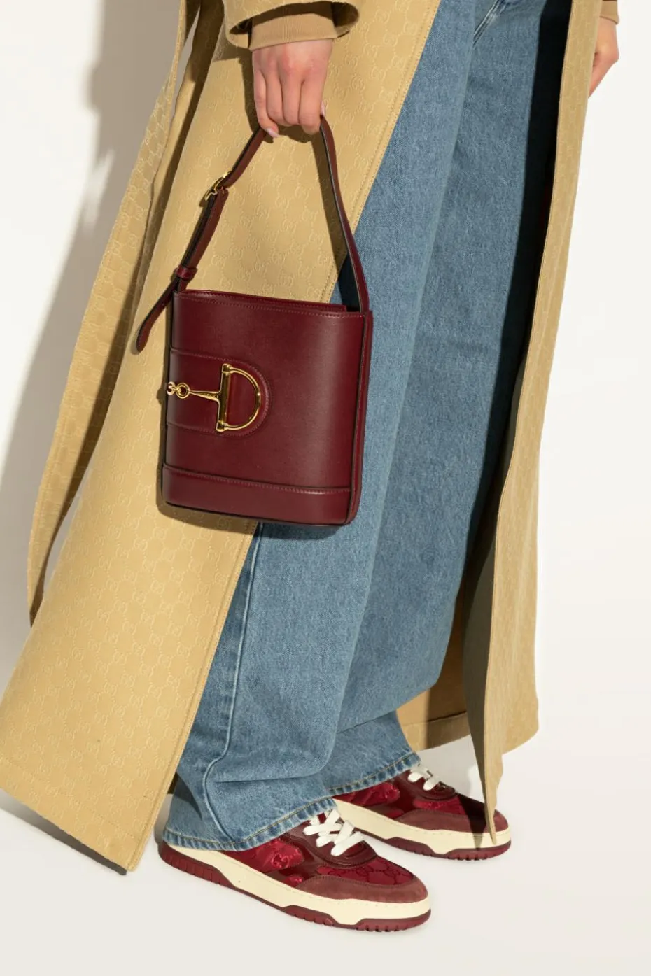 Gucci BURGUNDY 73 Mini shoulder bag