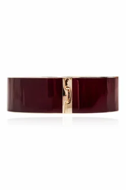 Gucci BURGUNDY Bracelet with logo