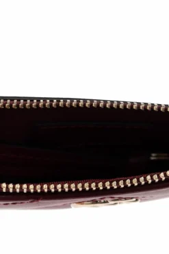 Gucci BURGUNDY Leather key case