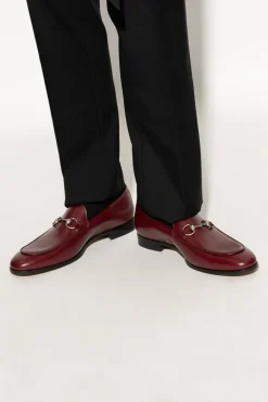 Gucci BURGUNDY Leather shoes