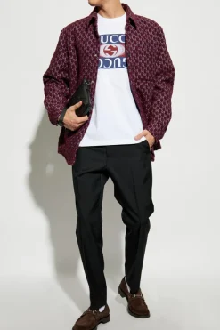 Gucci BURGUNDY Padded jacket