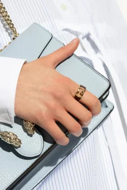 Gucci BURGUNDY Ring with logo
