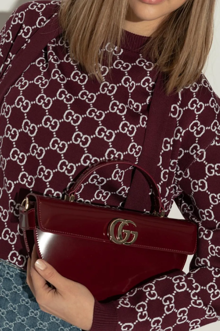 Gucci BURGUNDY Shoulder bag