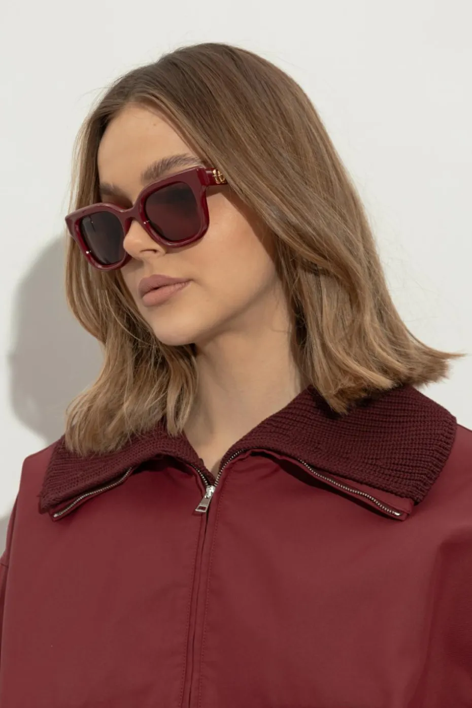 Gucci BURGUNDY Sunglasses