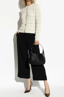 Gucci cream Cardigan with Lurex thread