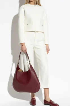 Gucci cream Creased pants