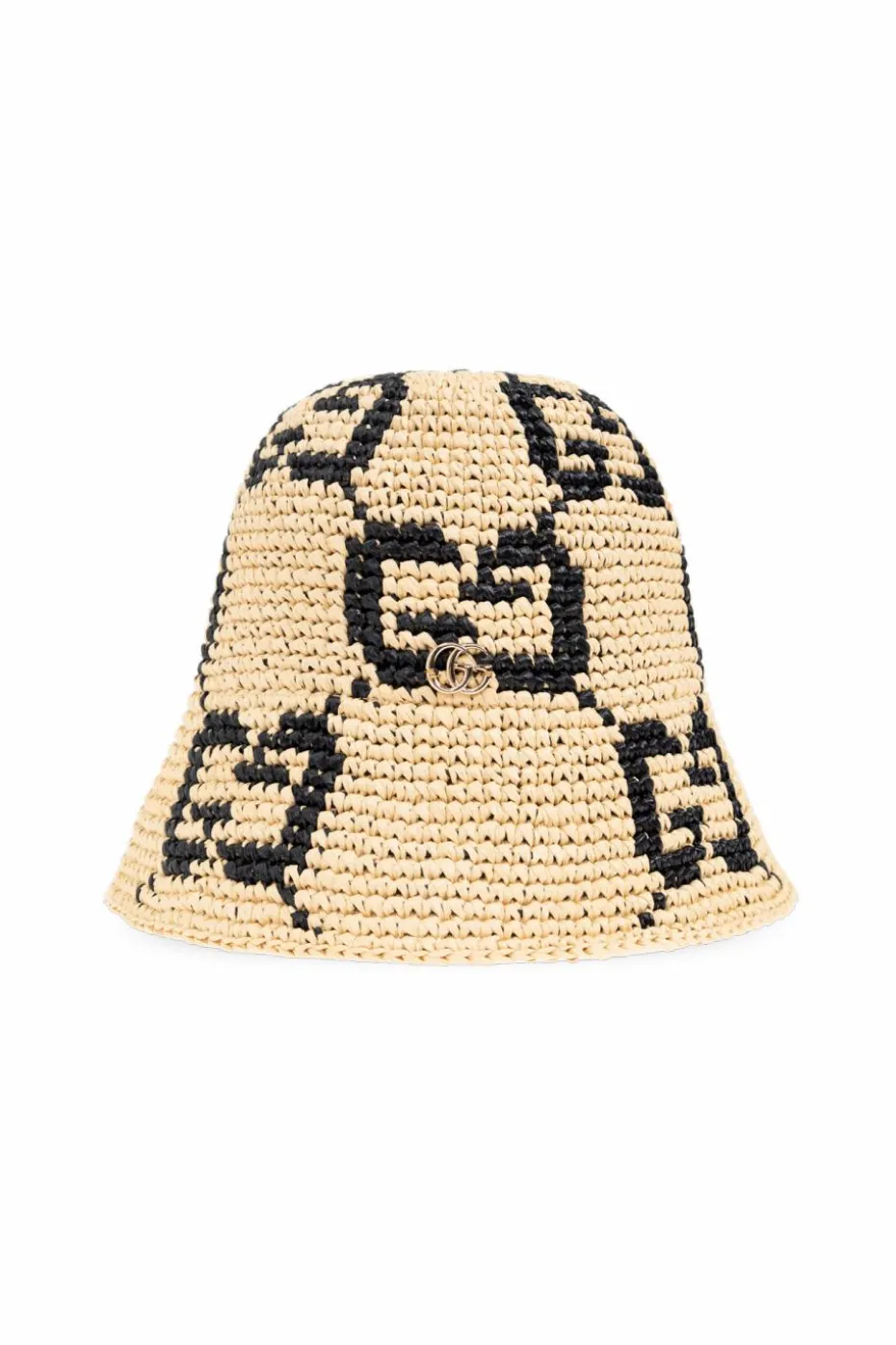 Gucci cream Hat with GG pattern