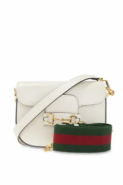 Gucci cream ‘Horsebit 1955 Mini’ shoulder bag