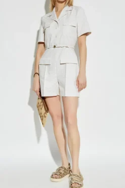 Gucci cream Jumpsuit with 'GG' pattern