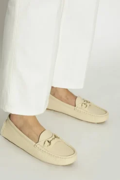 Gucci cream Leather loafers