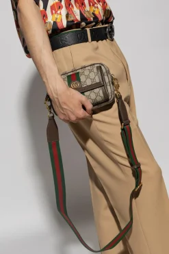 Gucci cream ‘Ophidia GG Mini’ shoulder bag