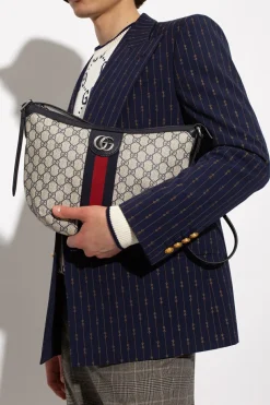 Gucci cream ‘Ophidia Small’ shoulder bag