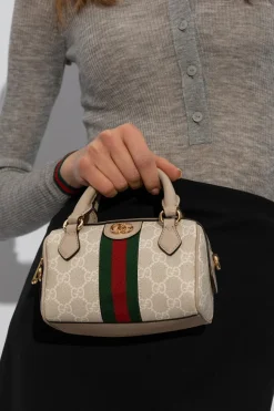 Gucci cream ‘Ophidia Super Mini’ shoulder bag
