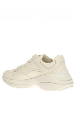 Gucci cream 'Rhyton' logo sneakers