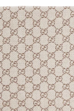 Gucci cream Scarf with monogram