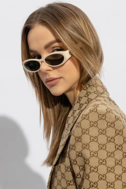 Gucci cream Sunglasses