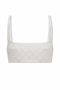 Gucci cream Top with monogram