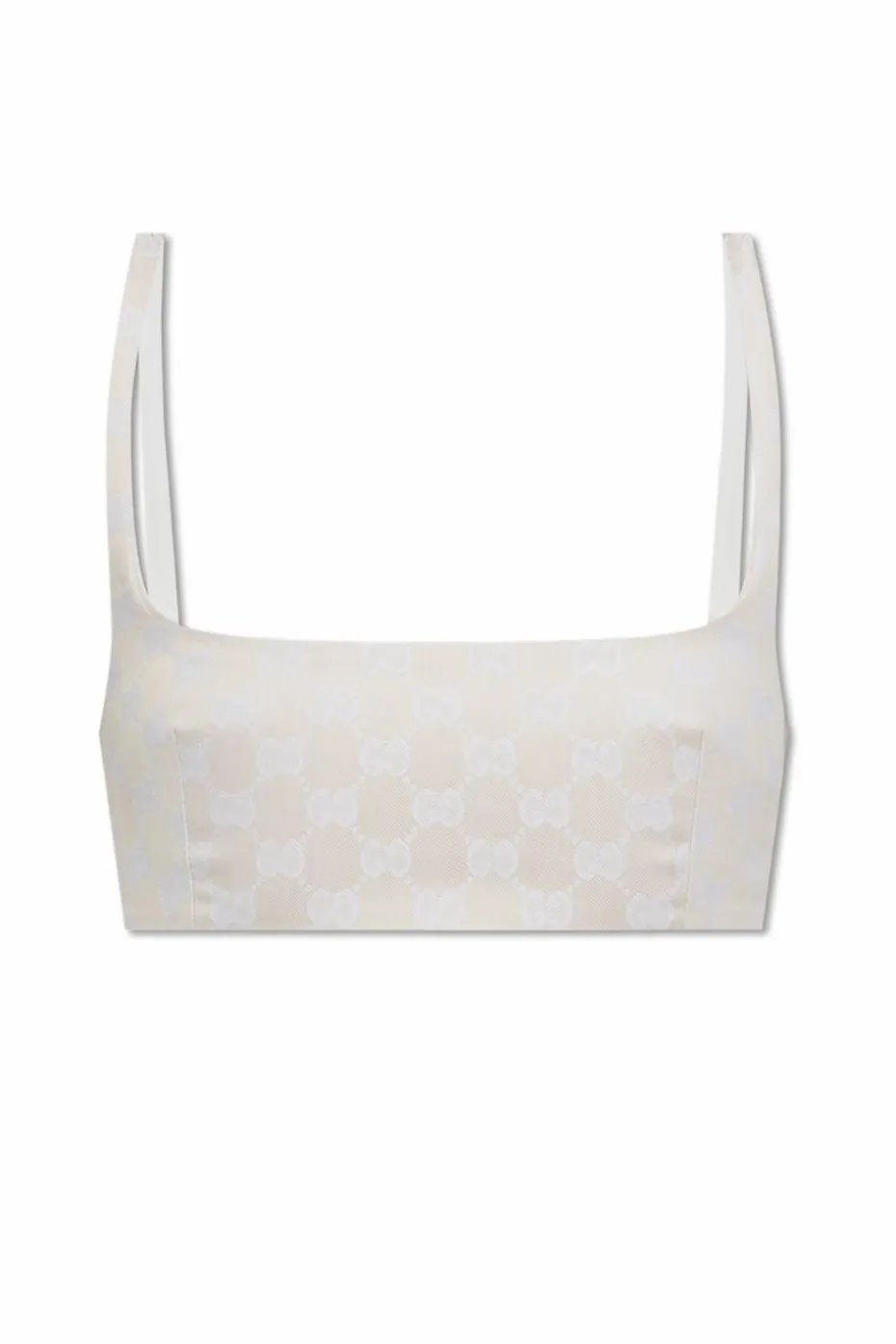 Gucci cream Top with monogram