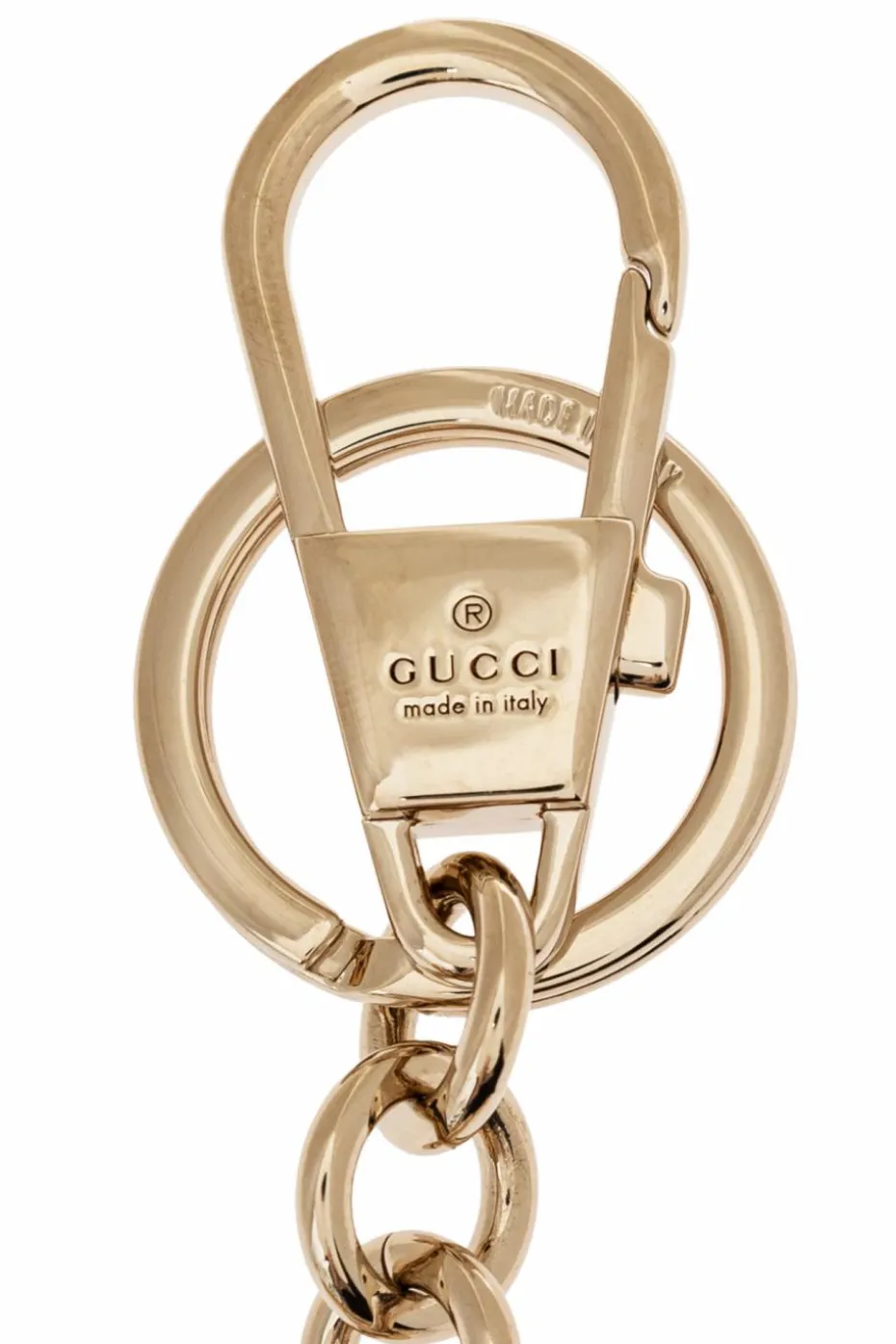 Gucci GOLD Brass keychain