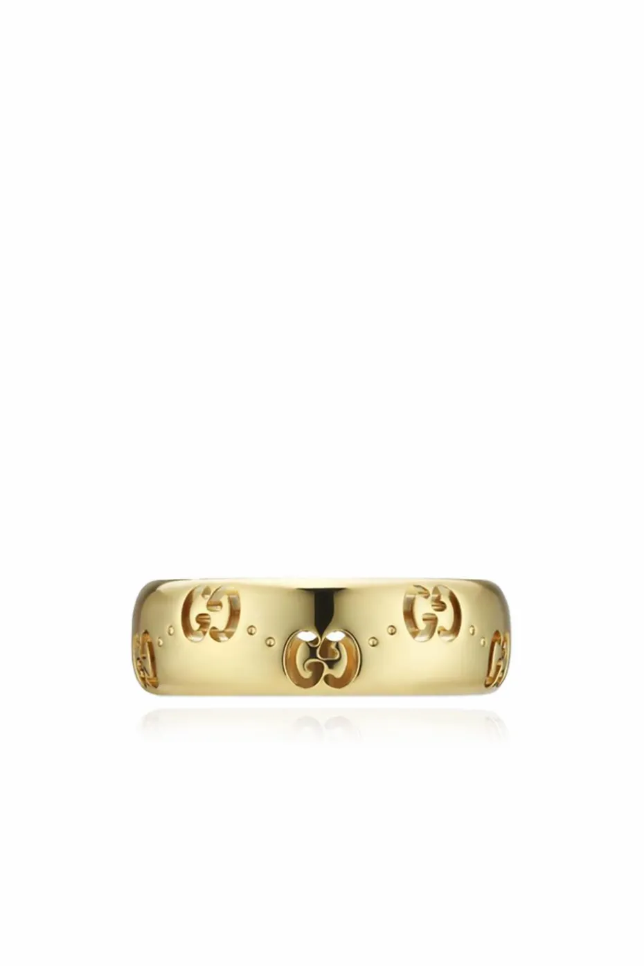Gucci GOLD Gold ring with logo