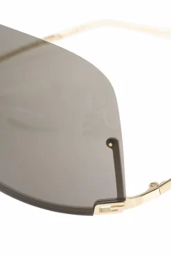 Gucci GOLD Logo-engraved sunglasses