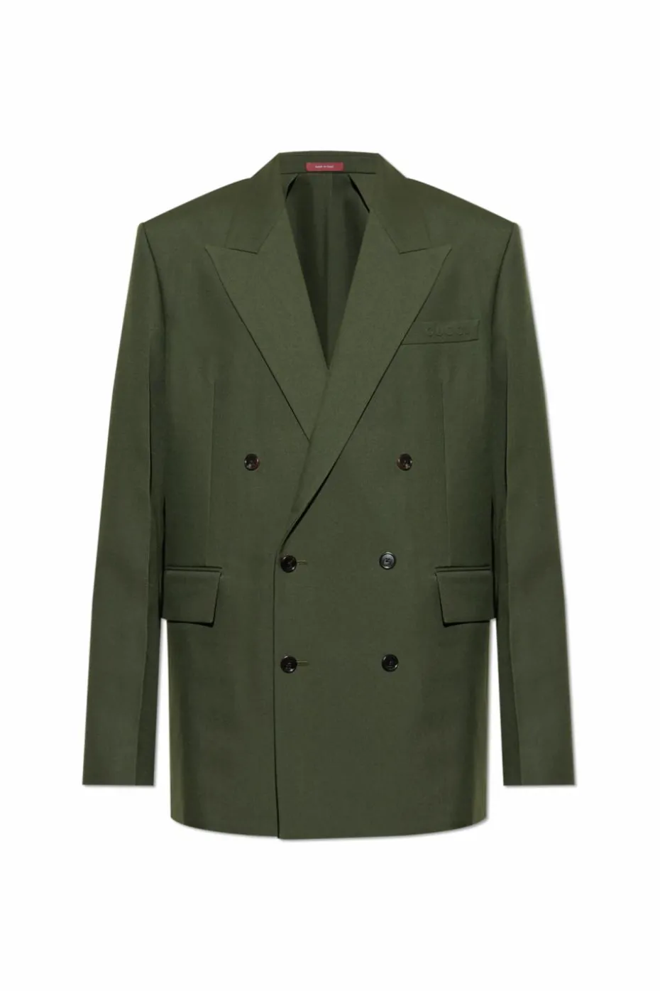 Gucci GREEN Double-breasted blazer