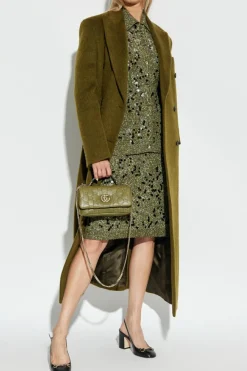 Gucci GREEN Double-breasted coat