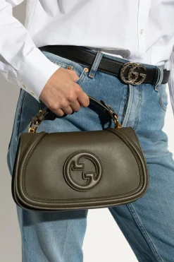Gucci GREEN Handbag `Blondie Medium`