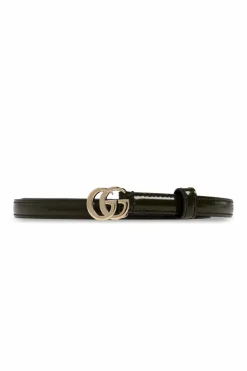 Gucci GREEN Leather belt