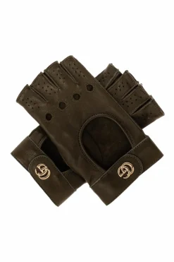 Gucci GREEN Leather gloves