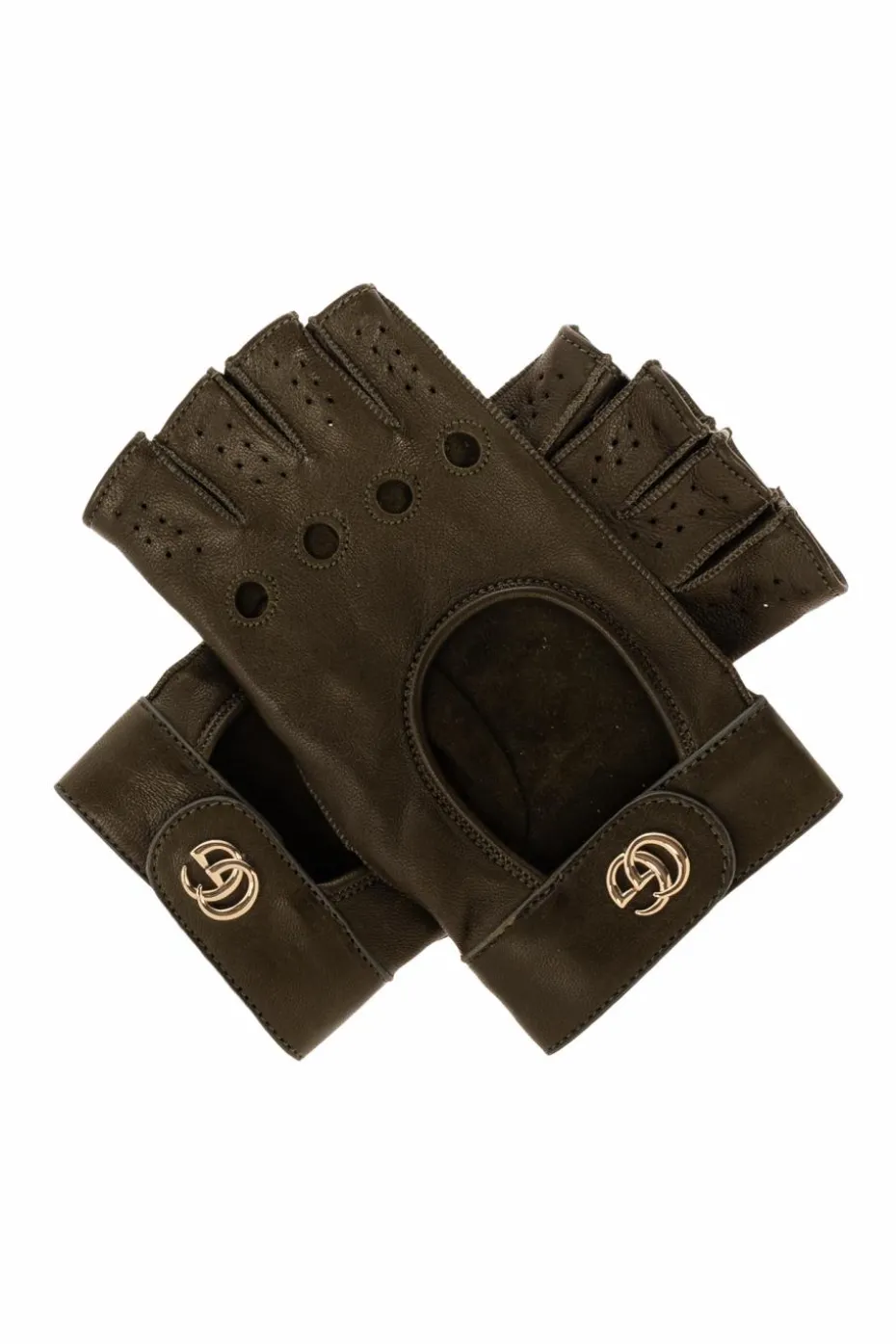 Gucci GREEN Leather gloves