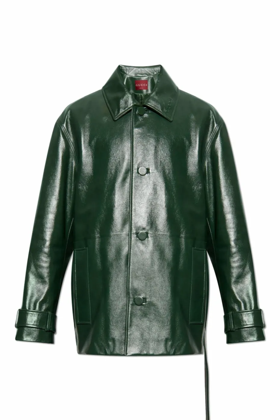 Gucci GREEN Leather Jacket