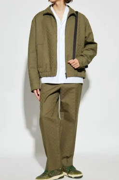 Gucci GREEN Monogram jacket