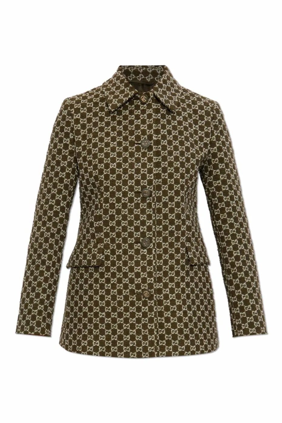 Gucci GREEN Monogram jacket