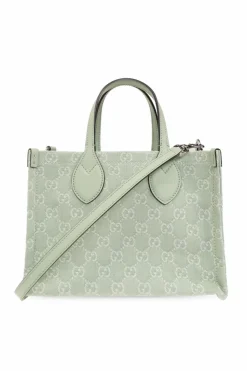 Gucci GREEN āOphidia Mediumā shoulder bag