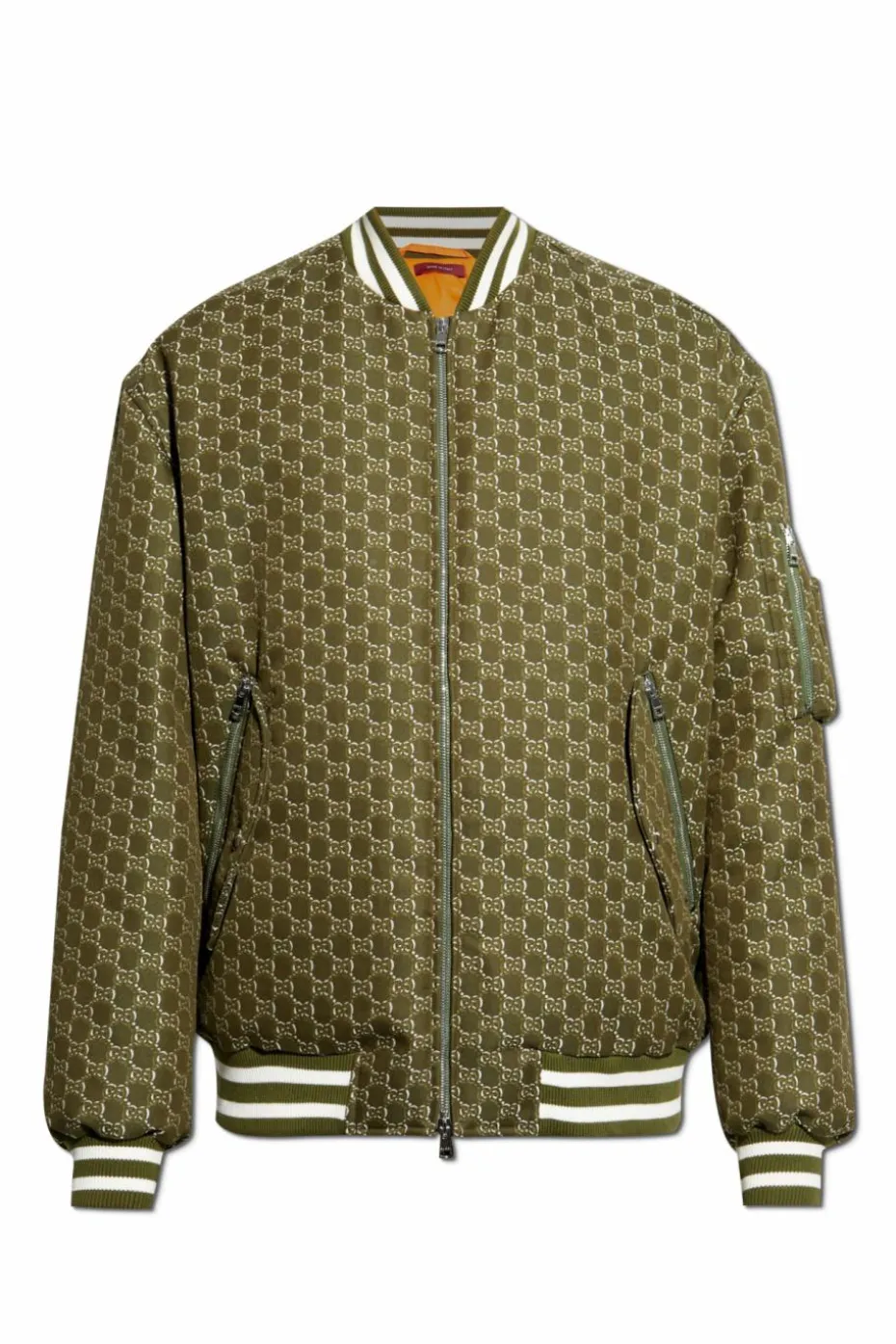 Gucci GREEN Padded bomber jacket