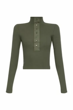 Gucci GREEN Ribbed Top