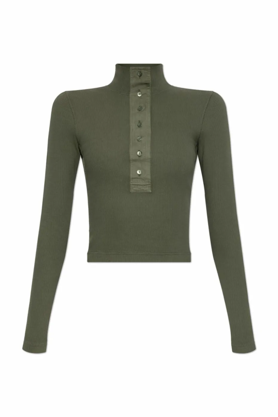Gucci GREEN Ribbed Top