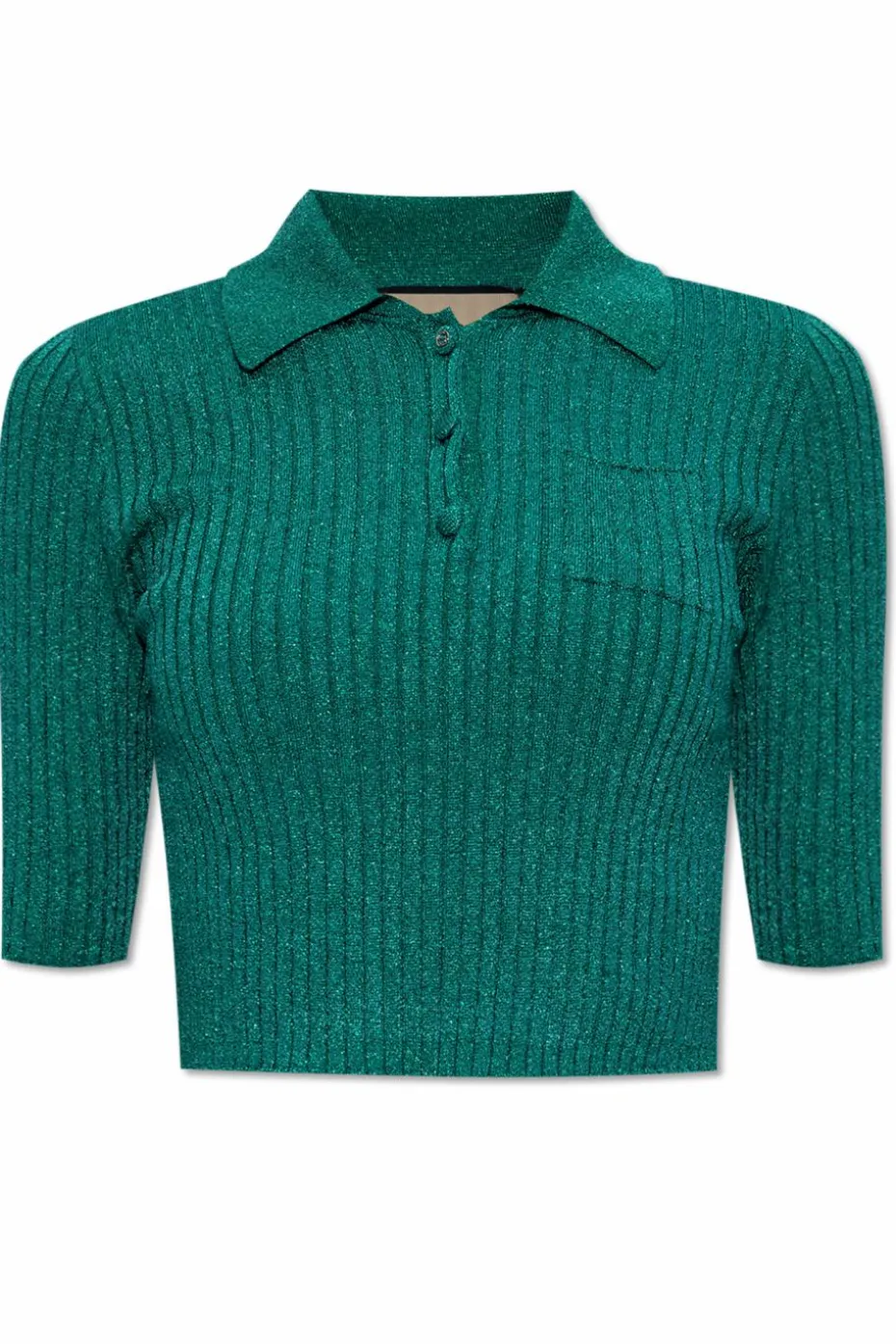 Gucci GREEN Ribbed Top