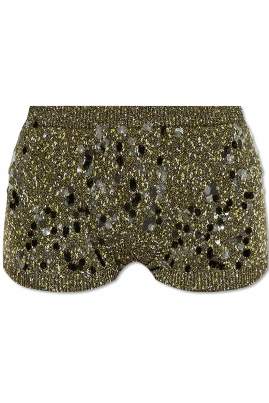 Gucci GREEN Shorts with decorative finishing
