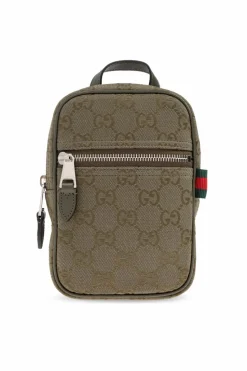 Gucci GREEN Shoulder bag with "GG" pattern