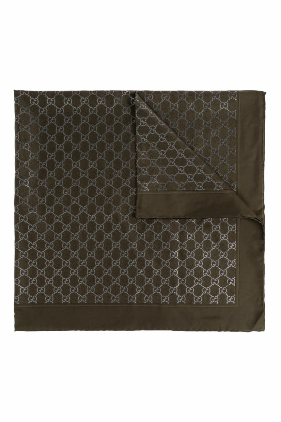 Gucci GREEN Silk scarf