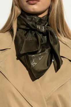 Gucci GREEN Silk scarf