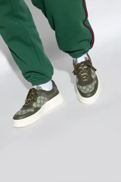 Gucci GREEN Sneakers with monogram