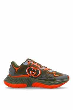 Gucci GREEN Sneakers with logo