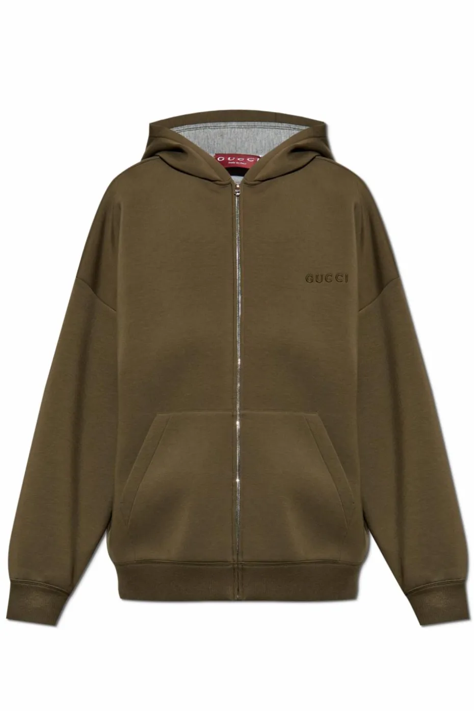 Gucci GREEN Sweatshirt with embroidered logo